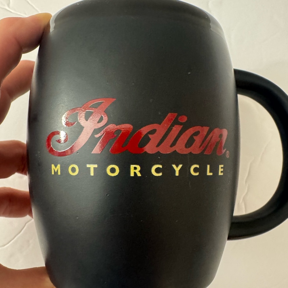 Logo barrel Indian Motorcycle Coffee Mug.